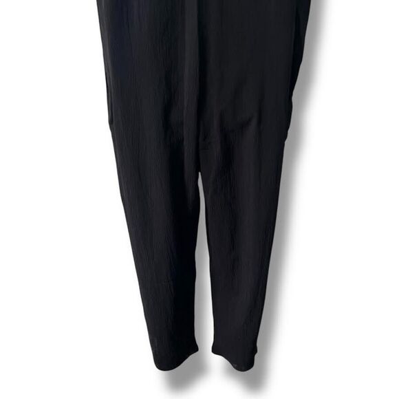 Jumpsuit Women's XL Black Overalls Spring/Summer Lightweight Adjustable Pockets - Picture 5 of 8